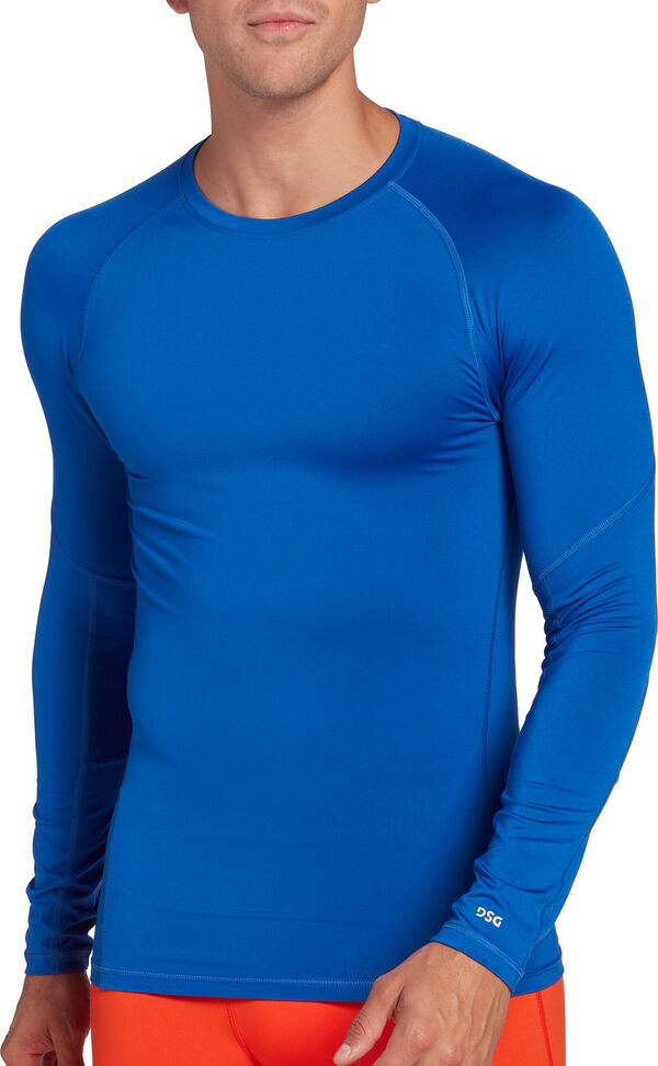 DSG メンズ トップス シャツ DSG Men's Compression Long Sleeve Shirteam Royal Blue ブルー