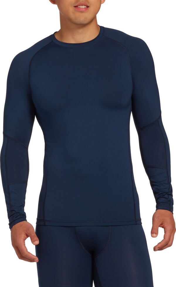 DSG メンズ トップス シャツ DSG Men's Compression Long Sleeve Shirt University Navy ネイビー｜ReVida 店