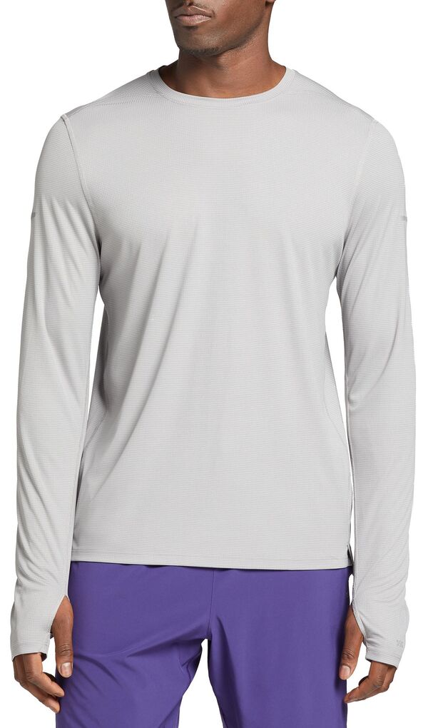 DSG メンズ トップス シャツ DSG Men's Long Sleeve Run T-Shirt Light Charcoal チャコール｜ReVida 店