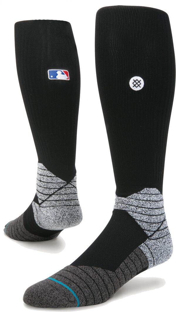 立場 レディース アンダーお召しもの ソックス Stance Adult MLB Diamond Pron-Field Baseball Socks Black 黒いこと