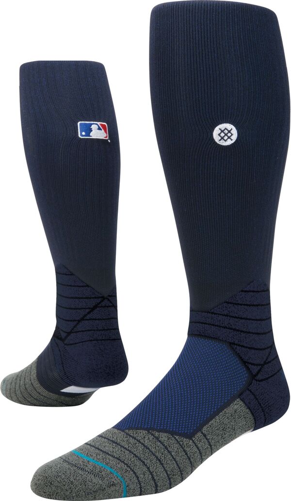 立場 レディース アンダーお召しもの ソックス Stance Adult MLB Diamond Pron-Field Baseball Socks Dark Navy 米国海軍