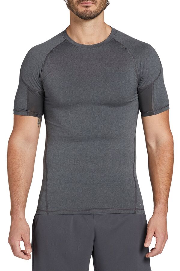 DSG メンズ トップス Tシャツ クルーネック DSG Men Compression Crewneck Short Sleeve T-Shirt Dark Heather Gray グレー