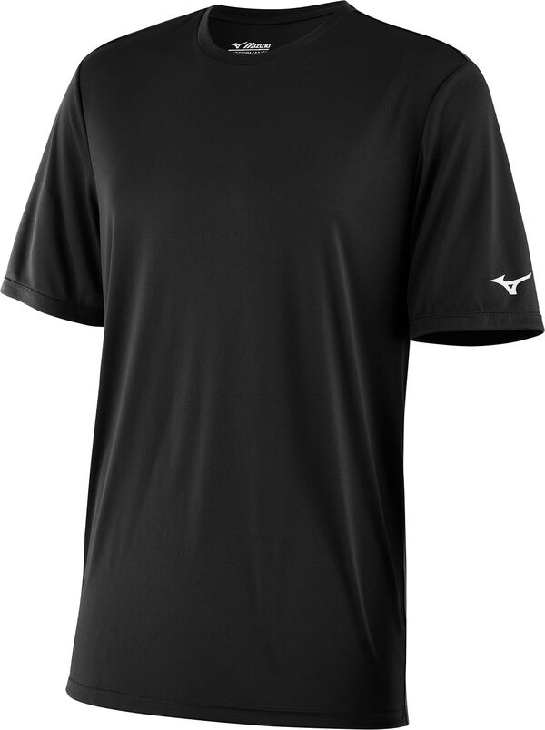 ミズノ メンズ トップス Tシャツ Mizuno Men's NXT Short Sleeve T-Shirt Black ブラック