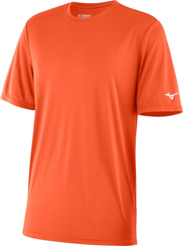ミズノ メンズ トップス Tシャツ Mizuno Men's NXT Short Sleeve T-Shirt Orange オレンジ
