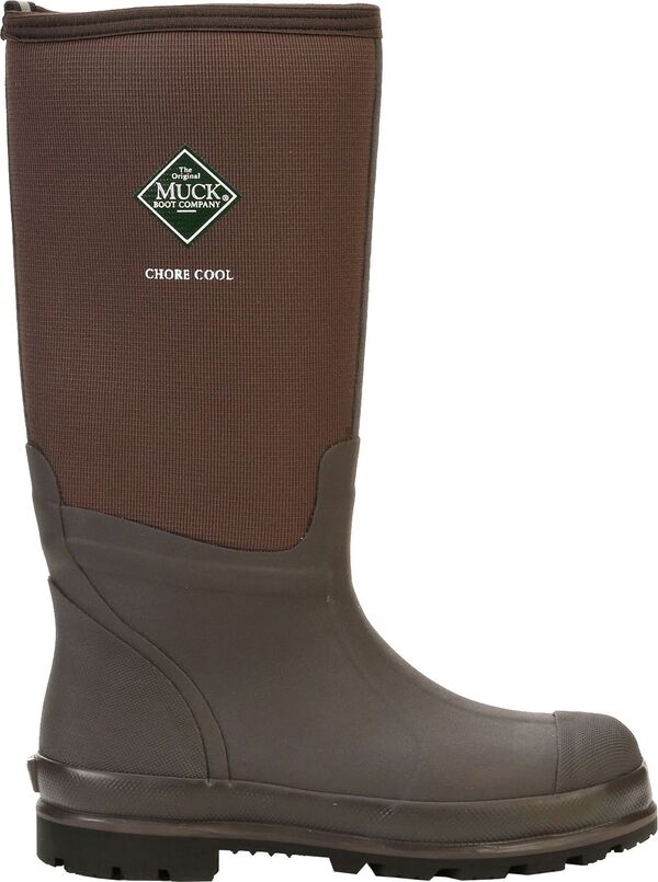 ムックブーツ メンズ シューズ ブーツ・レインブーツ Muck Boots Men's Chore Cool High Work Boots Brown ブラウン