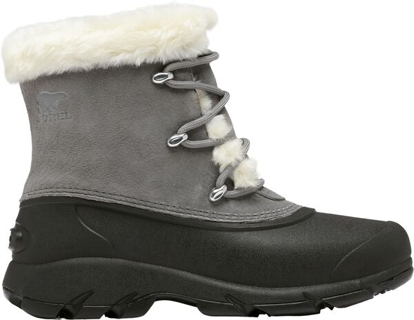 ソレル レディース シューズ ブーツ・レインブーツ レース SOREL Women'snow Angelace 200g Winter Boots Quarry/Black ブラック|ReVida 店