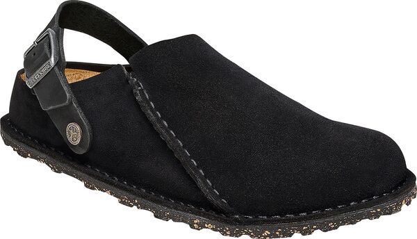 ビルケンシュトック メンズ シューズ サンダル スエードクロス Birkenstock Men\u0027s Lutry 365 Suede Clogs Black 黒いこと メンズ靴-スリッポン