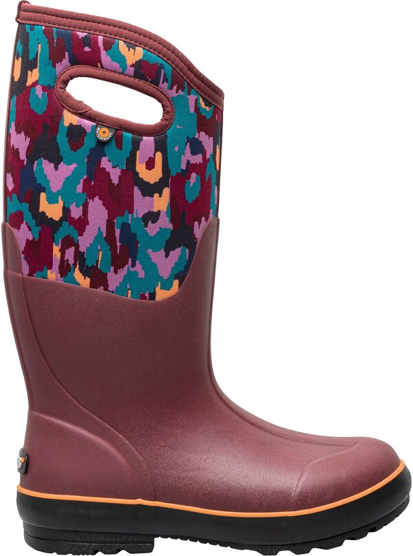 ボグス レディース シューズ ブーツ・レインブーツ トール Bogs Women's Classic II Tall Ikat Waterproof Boots Burgundy バーガンディ