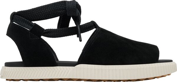 ソレル レディース シューズ サンダル SOREL Women's Out 'N About Streetworks Drille Flat Sandals Black/Chalk チョーク