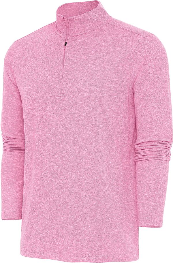 アンティグア メンズ トップス シャツ Antigua Men's Hunk 1/4 Zip Golf Pullover Carnation