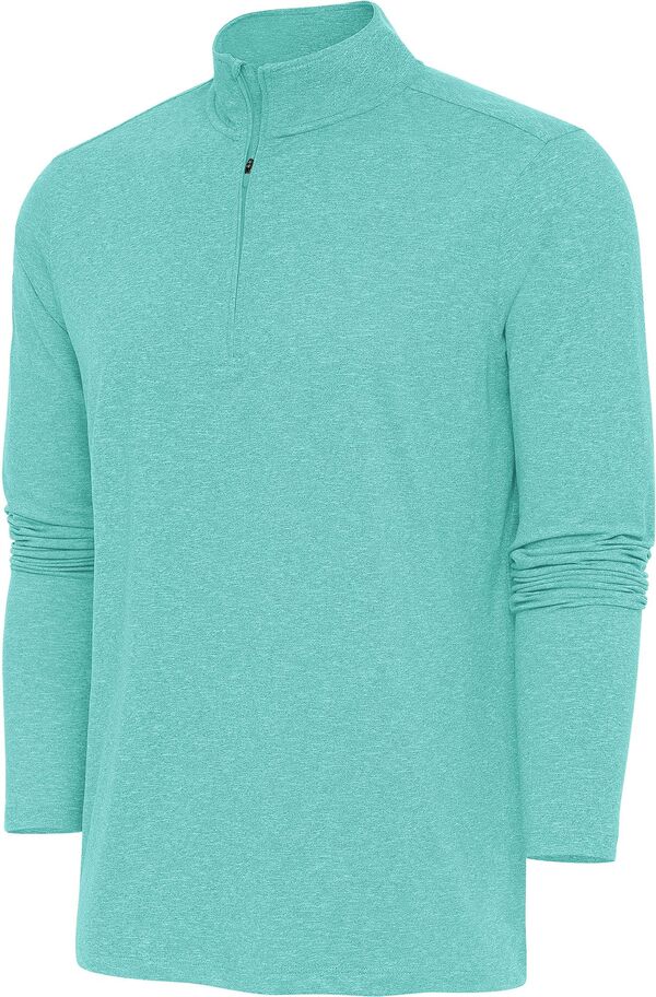 アンティグア メンズ トップス シャツ Antigua Men's Hunk 1/4 Zip Golf Pullover Spectra Green グリーン