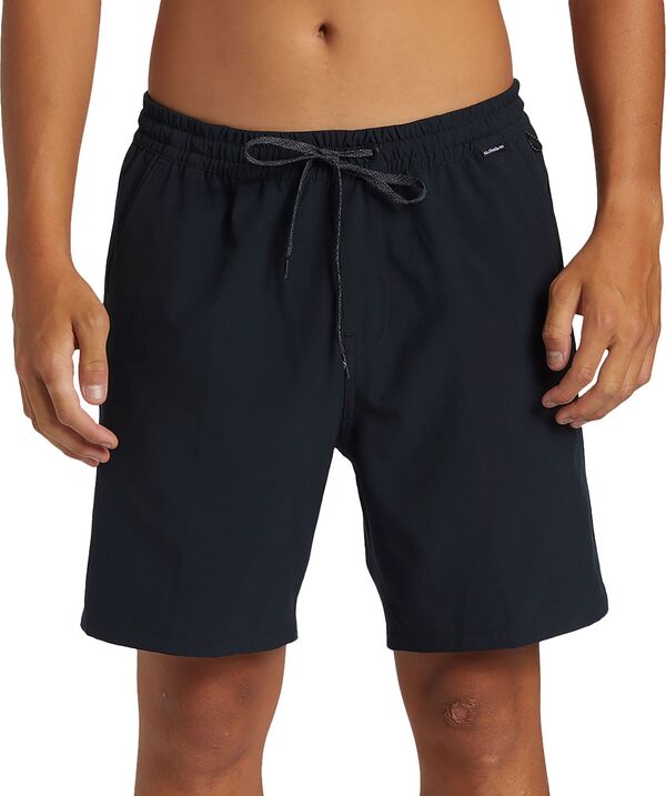 クイックしろがね色 メンズ ボトムス 二分の一ズボン下・さる股引き 遊撃手ズボン下 Quiksilver Quicksilver Men\u0027s Taxer Amphibian 18\" Hybrid Shorts Black 黒いこと"
