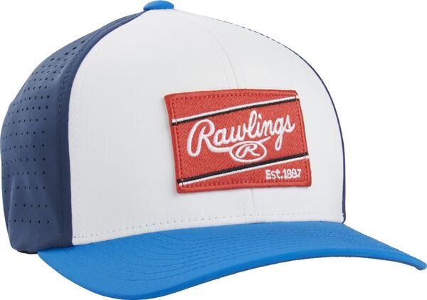 ローリングス レディース アクセサリー 帽�
2000
� Rawlings Adult Vented FlexFit Hat White ホワイト