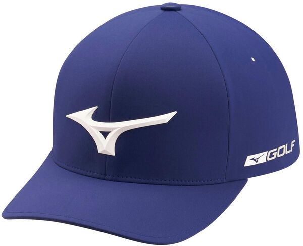 ミズノ メンズ アクセサリー 帽子 Mizuno Tour Delta Fitted Royal｜ReVida 店 10,066円