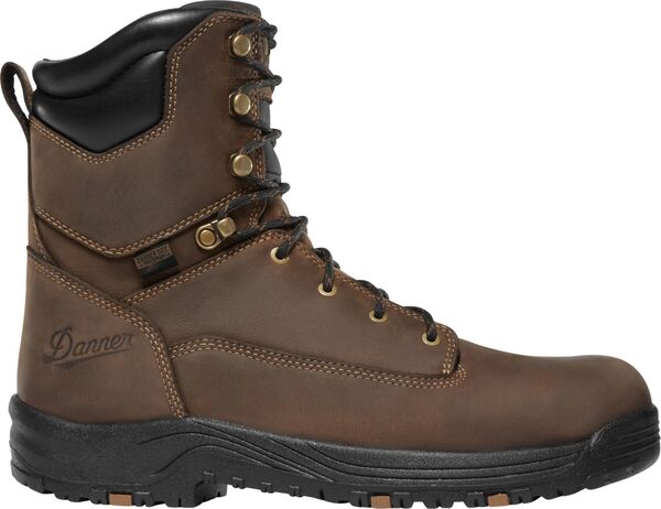 ダナー メンズ シューズ ブーツ・レインブーツ Danner Men\u0027s Caliper 8\" 400g Waterproof Work Boots Brown 赤銅色"