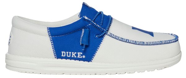 ヘイデュード メンズ シューズ スニーカー Hey Dude Men's Wally Tri Duke Blue Devilshoes Blue/White ホワイト
