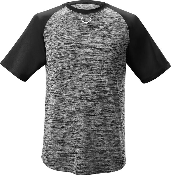 エボシールド メンズ トップス Tシャツ EvoShield Men E304 Performance Pullover Tech Tee Black ブラック