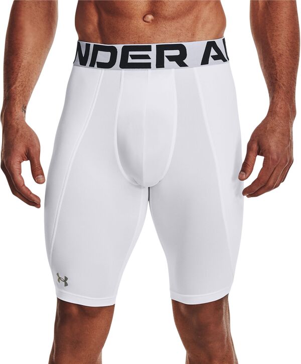 アンダーアーマー メンズ ボトムス ハーフパンツ・ショーツ ショートパンツ Under Armour Men's Diamond Utility Sliding Shorts with Cup White/Mod Gray ホワイト|ReVida 店