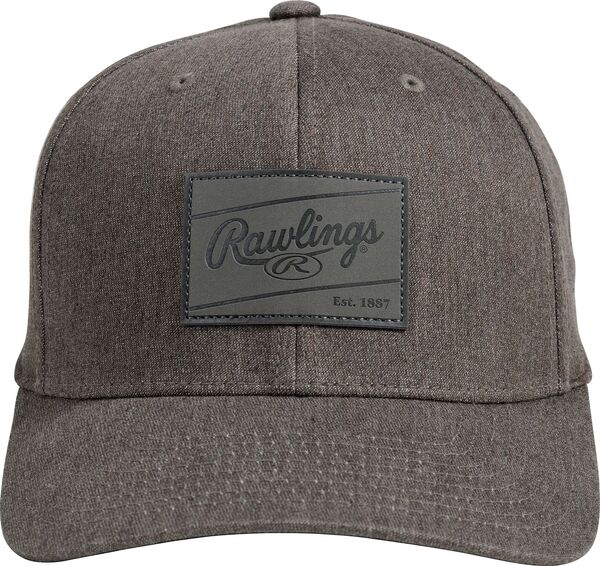 ローリングス メンズ アクセサリー 帽子 レザー Rawlings Leather Patch Flex Snapback Hat Dark Grey グレー 9,344円