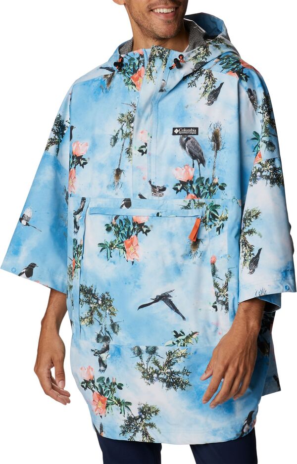 コロンビア レディース アウター ジャケット・ブルゾン Columbiadult Deschutes Valley Rain Poncho Vista Blue Deschutes Da P ブルー