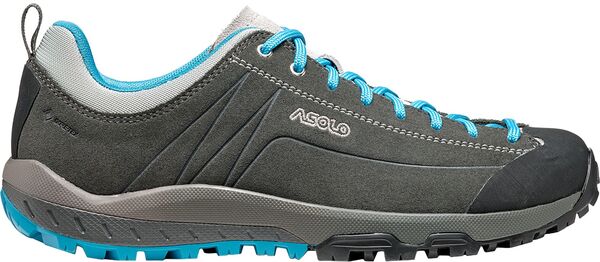 アゾロ レディース シューズ スニーカー Asolo Women'space GV Waterproof Hiking Shoes Graphite/Cyan Blue グラファイト