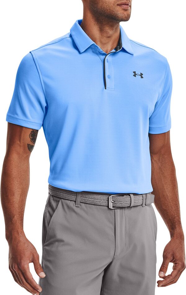 アンダーアーマー メンズ トップス ポロシャツ Under Armour Men's Tech Golf Polo Carolina Blue/Pitch Gray グレー