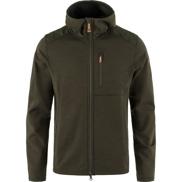 フェールラーベン メンズ アウター パーカー・スウェット フリース Fjallraven Men's Keb Fleece Hoodie Deep Forest フォレスト