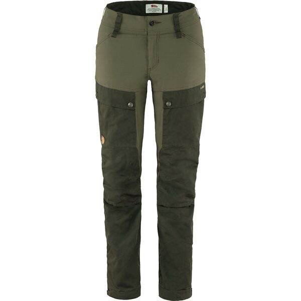 フェールラーベン レディース ボトムス カジュアルパンツ Fjallraven Women's Keb Trouser Green Camo/Laurel Green グリーン
