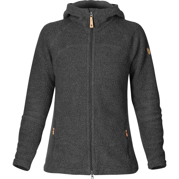 フェールラーベン レディース アウター パーカー・スウェット フリース Fjallraven Women\u0027s Kaitum Fleece Dark Grey 薄墨色