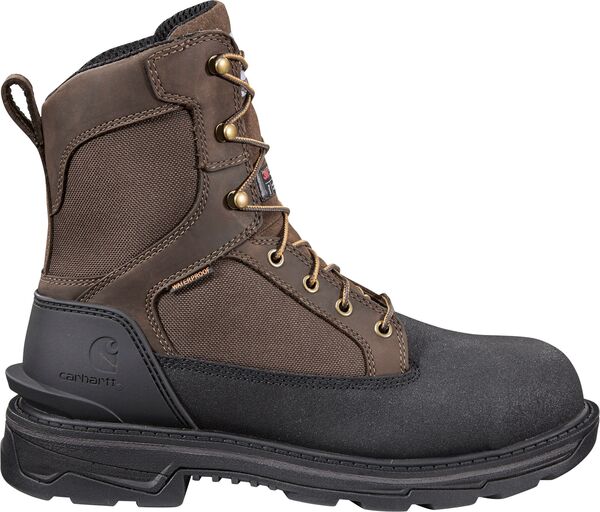 カーハート メンズ シューズ ブーツ・レインブーツ Carhartt Men's Ironwood 8 ” Waterproof Insulated Alloy Toe Work Boots Brown Oil Tanned ブラウン