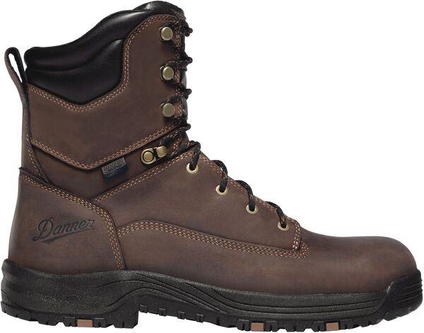 ダナー メンズ シューズ ブーツ・レインブーツ Danner Men\u0027s Caliper 8\" Waterproof Aluminum Toe Work Boots Brown 赤銅色"