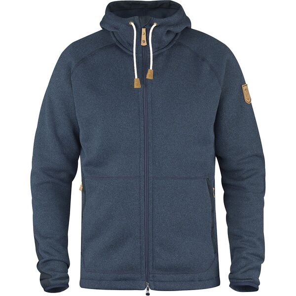 フェールラーベン メンズ アウター パーカー・スウェット フリース Fjallraven Men's Ovik Fleece Hoodie Navy ネイビー