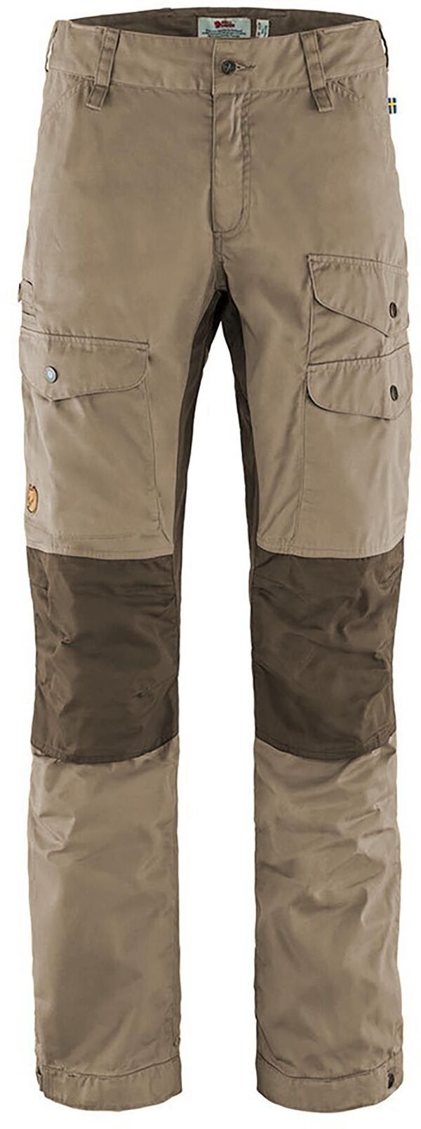 フェールラーベン メンズ ボトムス カジュアルパンツ Fjallraven Men's Vidda Pro Ventilated Trousersuede Brown/Dark Olive オリーブ|ReVida 店