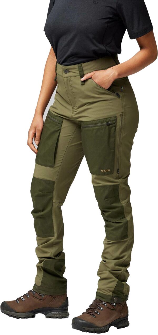 フェールラーベン レディース ボトムス カジュアルパンツ Fjallraven Women's Keb Agile Trouser Laurel Green/Deep Forest グリーン｜ReVida 店