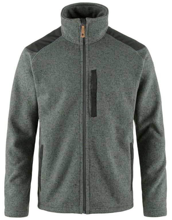 フェールラーベン メンズ アウター パーカー・スウェット フリース ジャケット Fjallraven Men's Buck Fleece Jacket Grey/Melange グレー|ReVida 店