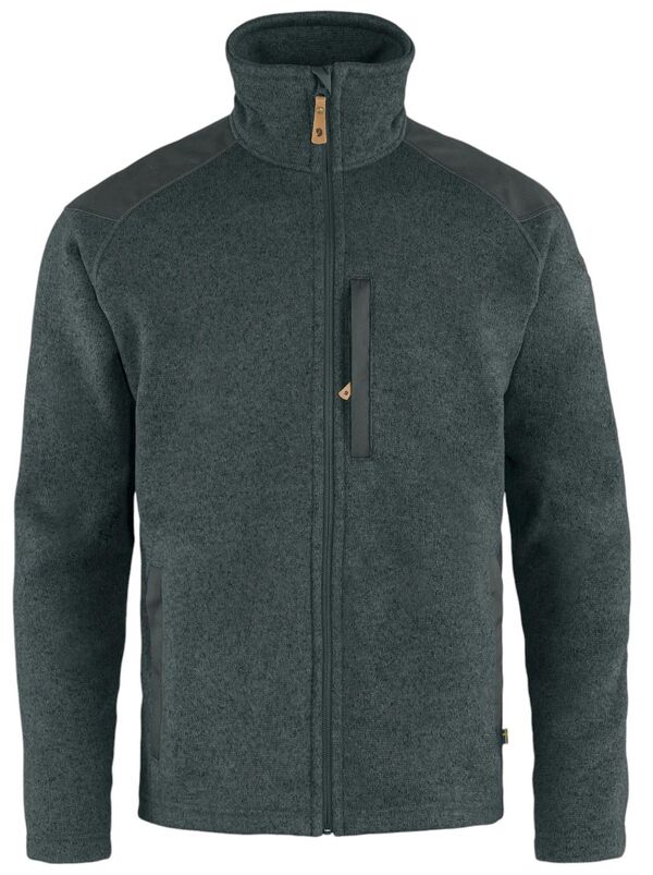 フェールラーベン メンズ アウター パーカー・スウェット フリース ジャケット Fjallraven Men's Buck Fleece Jacket Graphite グラファイト|ReVida 店