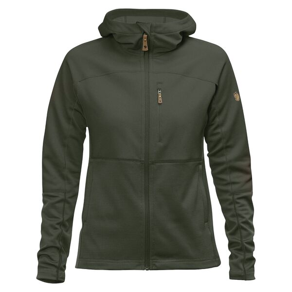 フェールラーベン レディース アウター ジャケット・ブルゾン フリース Fjallraven Women's Abisko Trail Fleece Jacket Deep Forest フォレスト｜ReVida 店