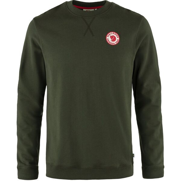 フェールラーベン メンズ アウター パーカー・スウェット セーター ロゴ Fjallraven Men's 1960 Logo Badge Sweater Deep Forest フォレスト