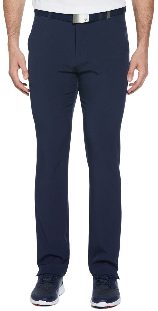 キャラウェイ メンズ ボトムス カジュアルパンツ Callaway Men's Flat Front Swing Tech Golf Pants Peacoat｜ReVida 店