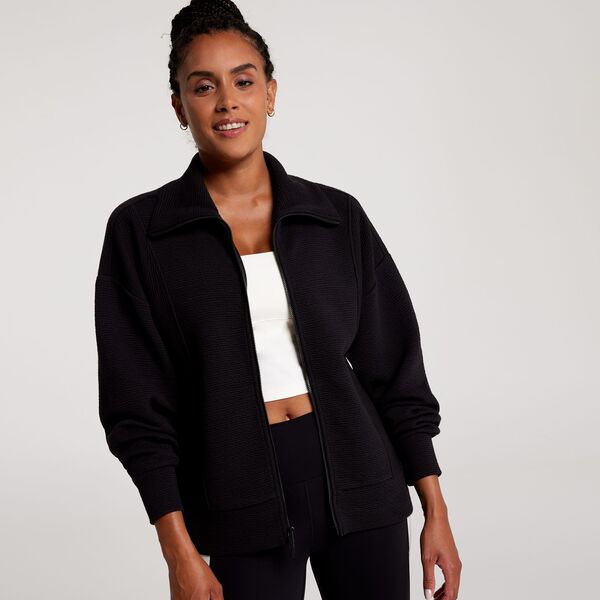 持ちはこび レディース アウター 上衣・上衣 CALIA Women\u0027s Elevate Full Zip Jacket Pure Black 黒いこと