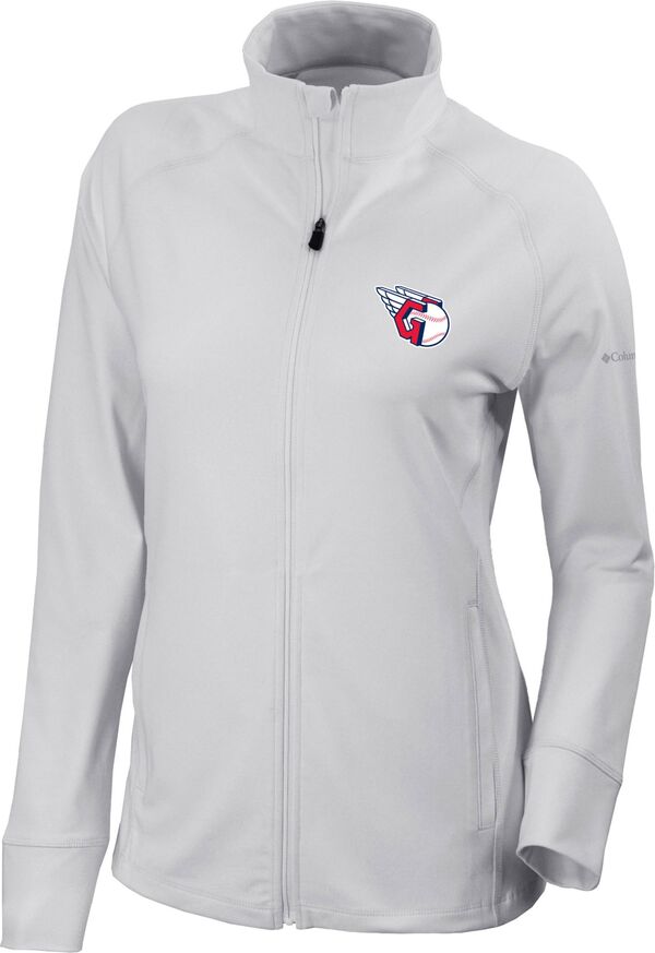 コロンビア レディース アウター 上衣・上衣 Columbia Women\u0027s Cleveland Guardians Omni-Wick Greenkeeper Full-Zip Jacket White 白いこと