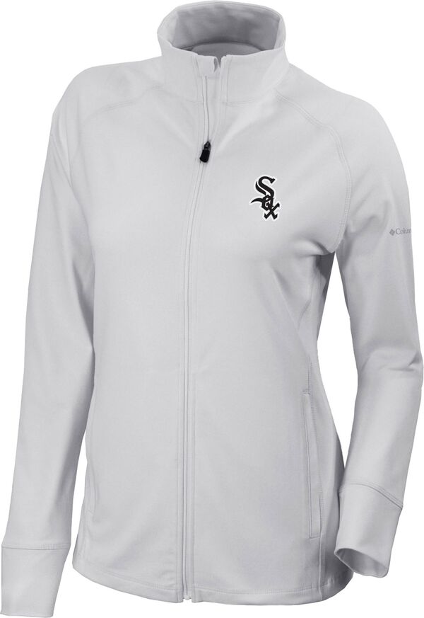 コロンビア レディース アウター 上衣・上衣 Columbia Women\u0027s Chicago White Sox Omni-Wick Greenkeeper Full-Zip Jacket White 白いこと