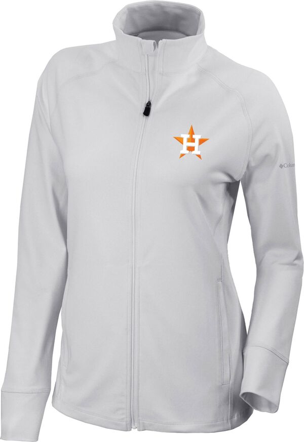 コロンビア レディース アウター 上衣・上衣 Columbia Women\u0027s Houston Astros Omni-Wick Greenkeeper Full-Zip Jacket White 白いこと