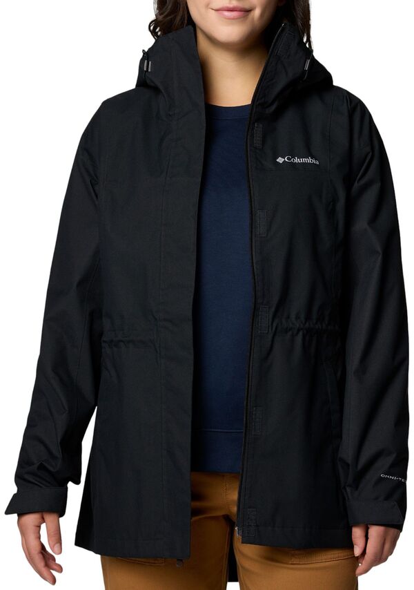 コロンビア レディース アウター ジャケット・ブルゾン Columbia Women's Hikebound II Long Rain Jacket Black ブラック