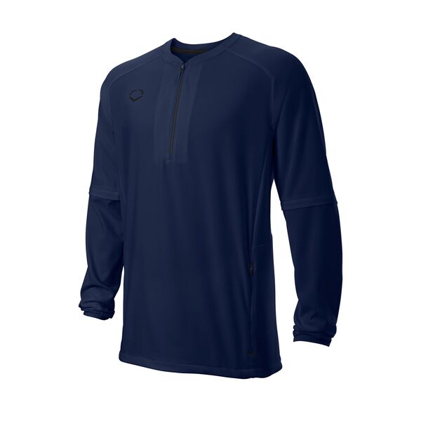 エボシールド メンズ アウター ジャケット・ブルゾン EvoShield Men's Long Sleeve BP Jacket Navy ネイビー