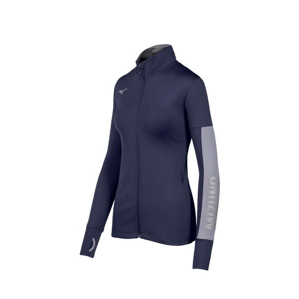 ミズノ レディース アウター 上衣・上衣 Mizuno Women\u0027s Alpha Quest Jacket Navy Shade 米国海軍 レディースファッション-コート・ジャケット