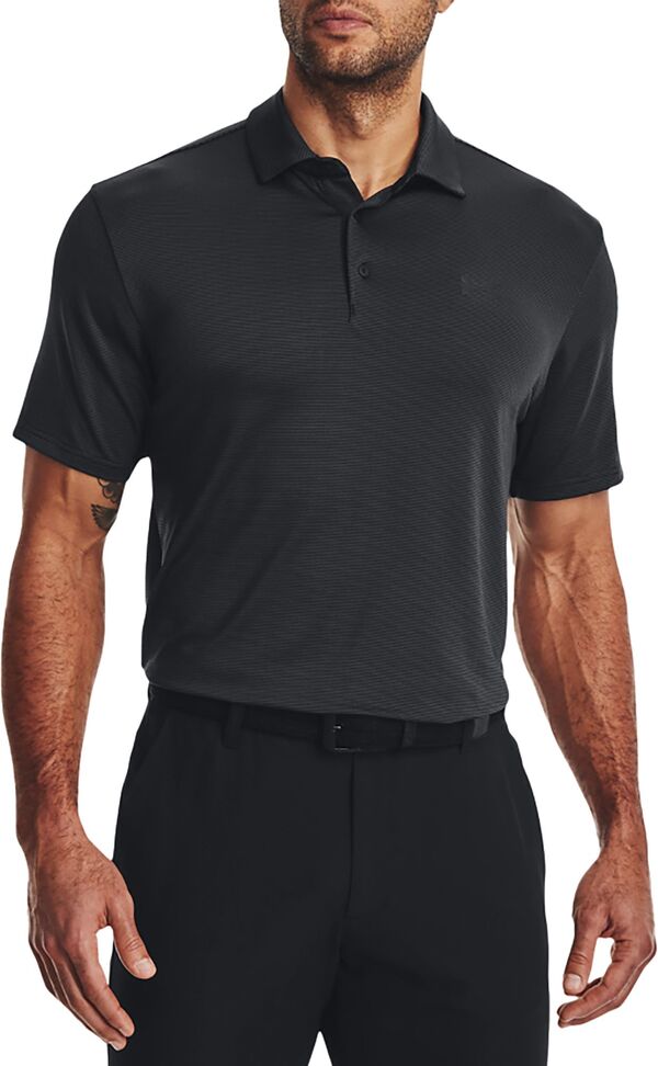 アンダーアーマー メンズ トップス ポロシャツ Under Armour Men's Playoff 3.0 Golf Polo Black/Pitch Gray ブラック|ReVida 店