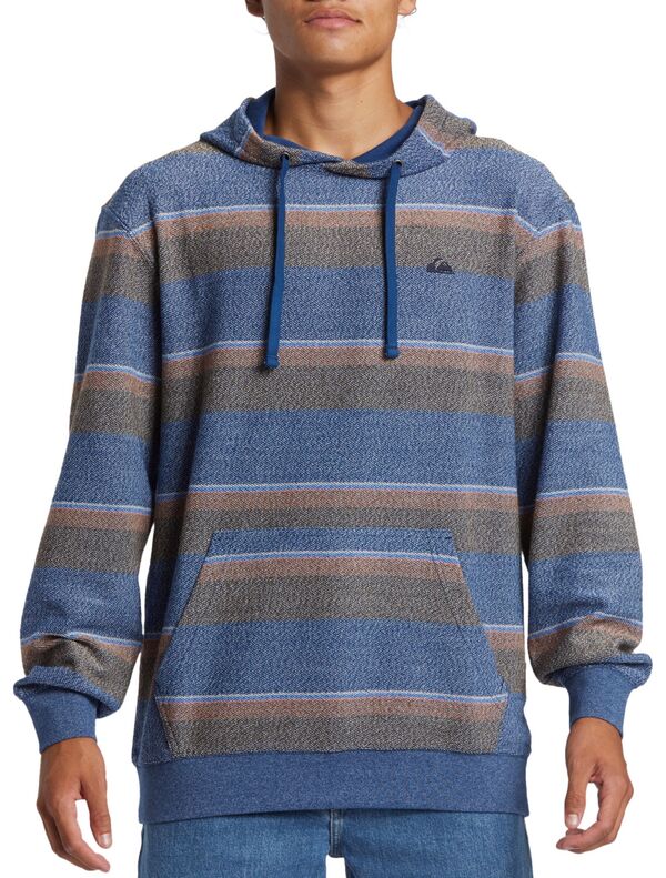 クイックシルバー メンズ トップス シャツ パーカー Quiksilver Men's Great Otway Hoodie Blue Nights ブルー