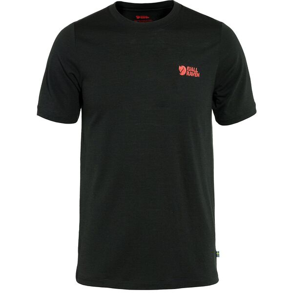 フェールラーベン メンズ トップス Tシャツ ウール ロゴ Fjallraven Men's Abisko Woologo SS T-Shirt Black ブラック 15,525円