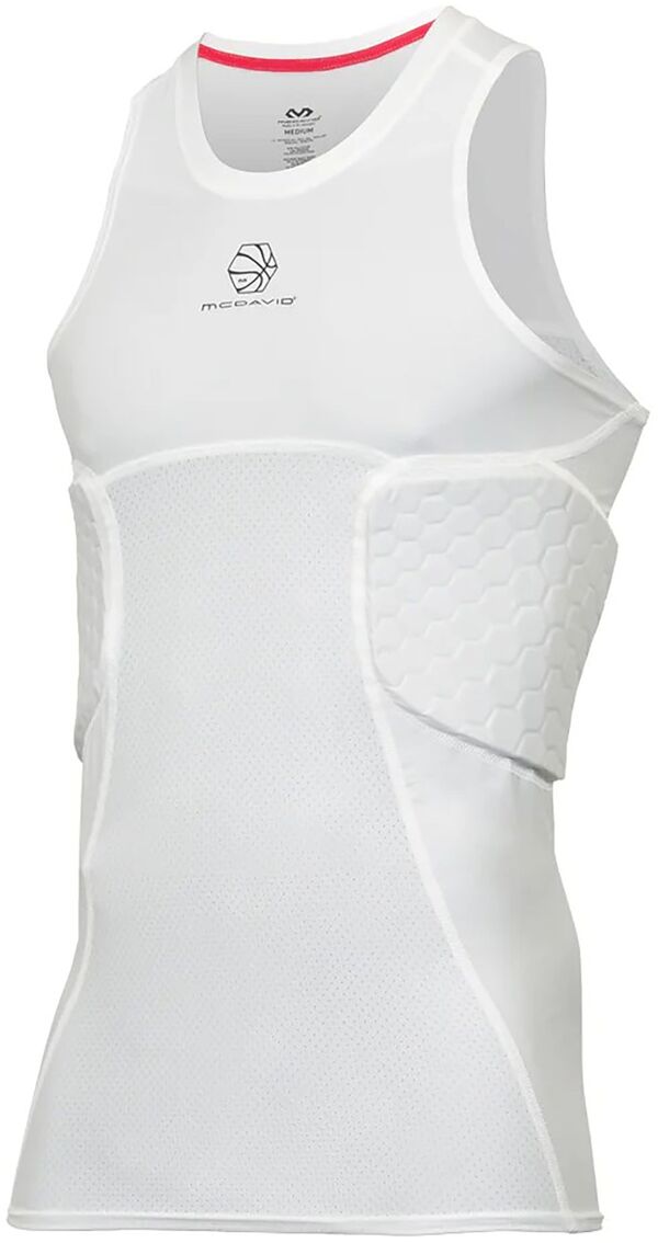 マクダビッド メンズ トップス シャツ McDavid Men's HEX Padded 2.0 Basketball Tank Top White ホワイト
